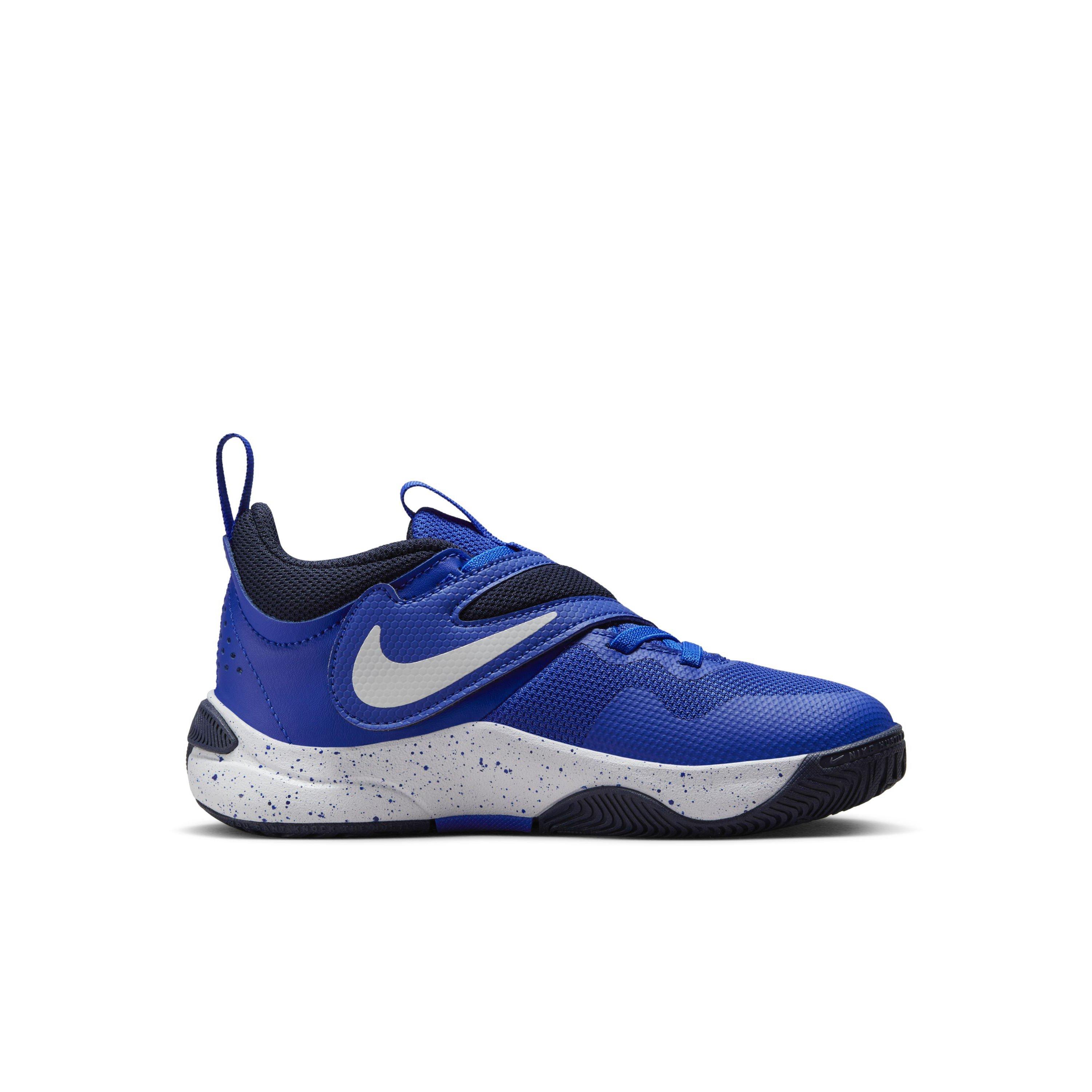 Nike Team Hustle D 11 "Hyper Royal/Obsidian/White/White" Preschool Boys' Basketball Shoe